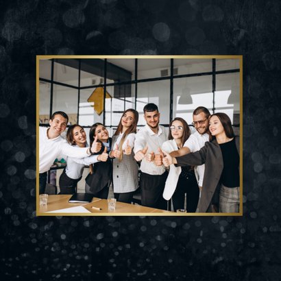 Zakelijke kerstkaart fijne kerst bedankt sterren 2