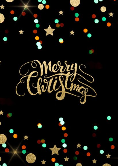 Zakelijke Kerstkaart - foto confetti 2