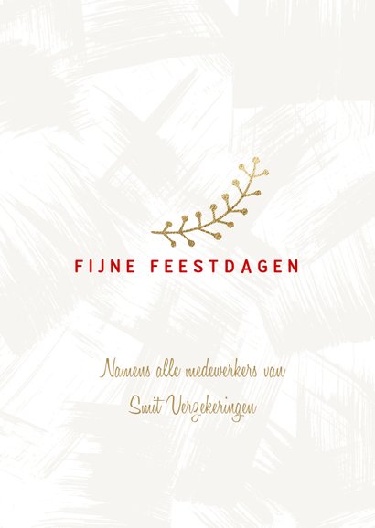 Zakelijke kerstkaart foto groot Merry 3