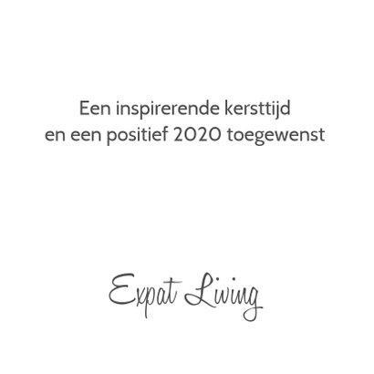 Zakelijke kerstkaart fotocollage grijs 3