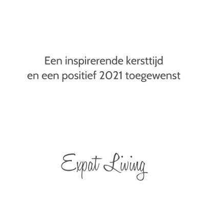 Zakelijke kerstkaart fotocollage grijs 3