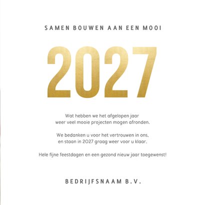 Zakelijke kerstkaart fotocollage terugblik op 2026 3