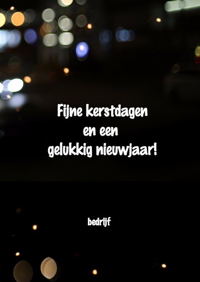 Zakelijke kerstkaart glamour neon - LO 3