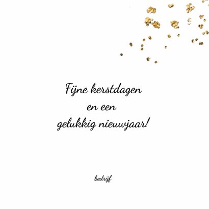 Zakelijke Kerstkaart - glitter boom 3