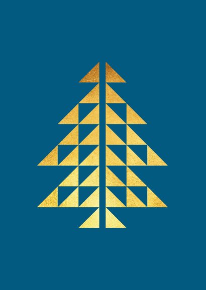 Zakelijke kerstkaart grafisch goud foto merry chrismas 2