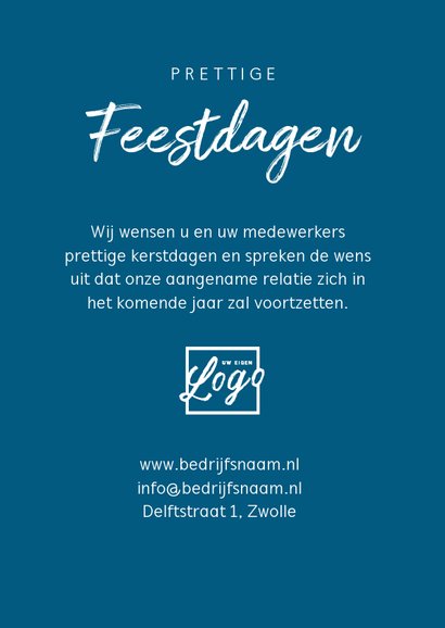 Zakelijke kerstkaart grafisch goud foto merry chrismas 3