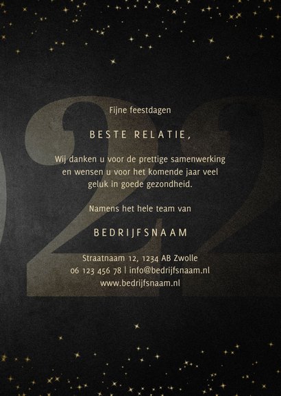 Zakelijke kerstkaart grote 22 met handgeschreven christmas 3
