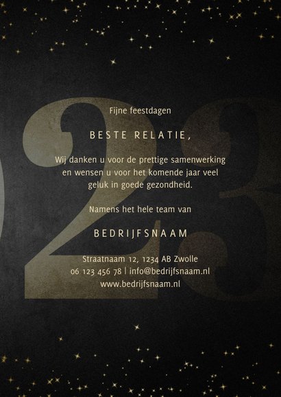 Zakelijke kerstkaart grote 23 met handgeschreven christmas 3