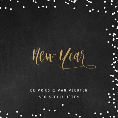 Zakelijke kerstkaart hout groen 2027 ster label 3