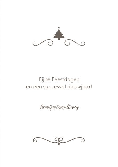 Zakelijke kerstkaart kerstbal bl 3