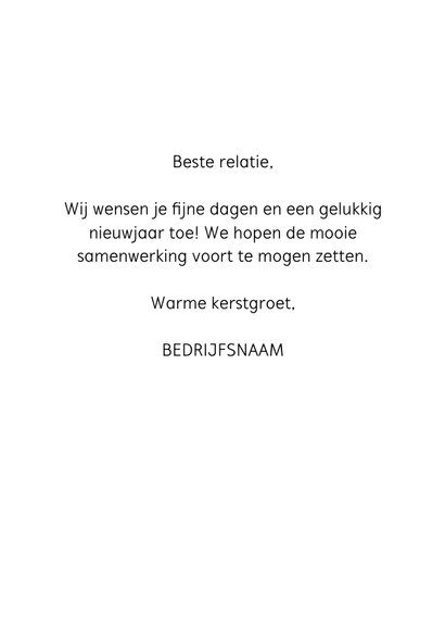 Zakelijke kerstkaart kersttak 3