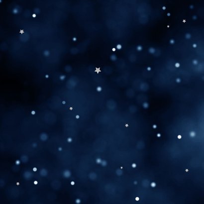 Zakelijke kerstkaart klassieke bedankt lichtjes sterren Achterkant
