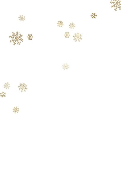Zakelijke kerstkaart label sneeuw 2