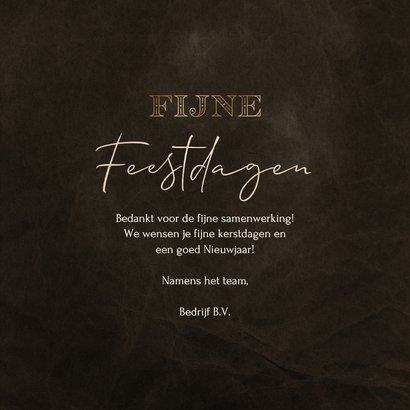 Zakelijke kerstkaart marmer wereldkaart 2026 3