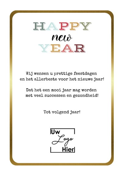 Zakelijke Kerstkaart - Merry Christmas - Modern 3