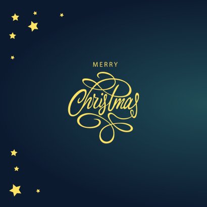 Zakelijke kerstkaart Merry Christmas 2
