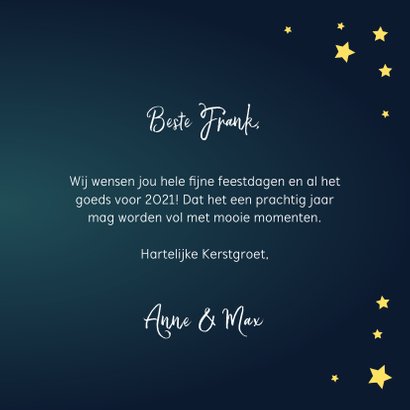 Zakelijke kerstkaart Merry Christmas 3