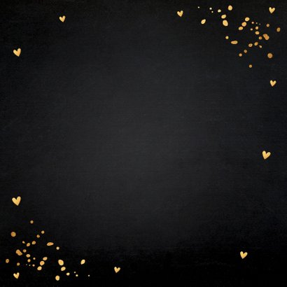 Zakelijke kerstkaart met gouden confetti 2