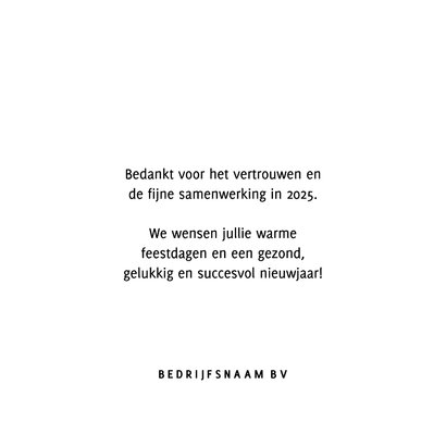 Zakelijke kerstkaart met logo en gouden 2026 3