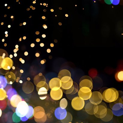 Zakelijke Kerstkaart - neon lichtjes 2