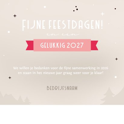 Zakelijke kerstkaart notenkraker met fotohoofdjes 4-7 pers 3