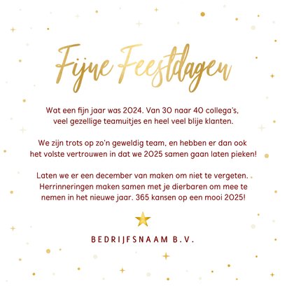 Zakelijke kerstkaart positief make it a december to remember 3