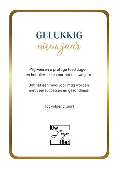 Zakelijke Kerstkaart - Prettige Feestdagen - Rendier 3