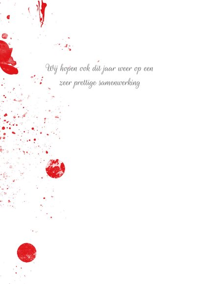 Zakelijke Kerstkaart Red Nosed 3