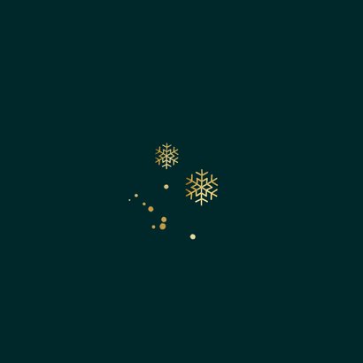 Zakelijke kerstkaart schildersbedrijf verfpotten kerstboom Achterkant