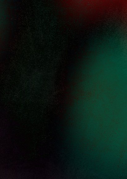 Zakelijke kerstkaart sjiek groen rood goud typografie Achterkant