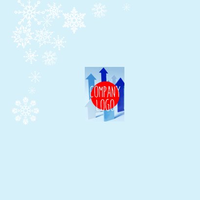 Zakelijke kerstkaart Sneeuw 2