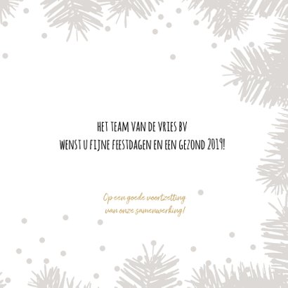 Zakelijke kerstkaart ster labels 3