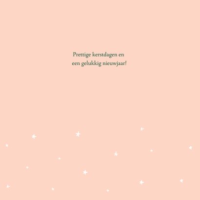 Zakelijke kerstkaart sterren glitterlook 2