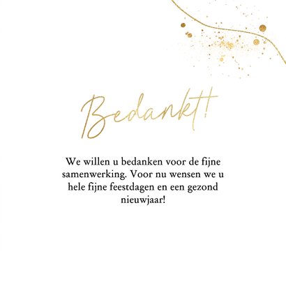 Zakelijke kerstkaart stijlvol design 3