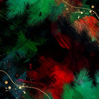 Zakelijke kerstkaart stijlvol design Achterkant