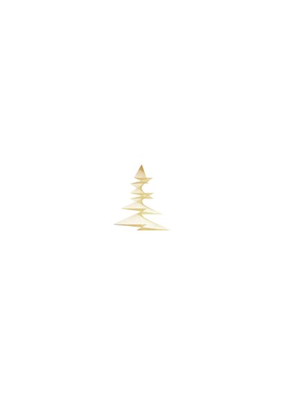 Zakelijke kerstkaart stijlvol goud grafisch sterren Achterkant