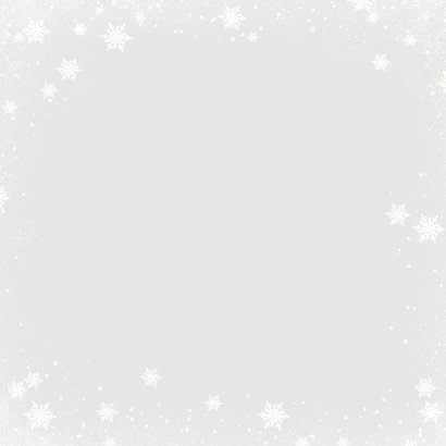 Zakelijke kerstkaart stukadoor schilder witte kerst grappig Achterkant