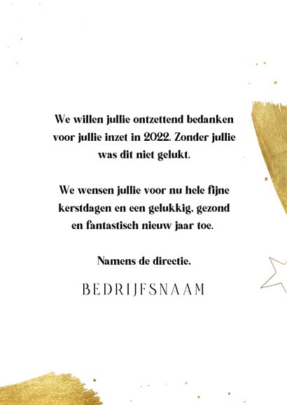 Zakelijke kerstkaart terugblik dit was 2022 3