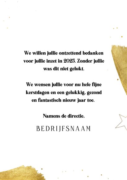 Zakelijke kerstkaart terugblik dit was 2025 3