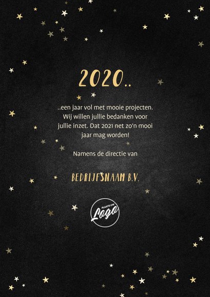 Zakelijke kerstkaart terugblik op 2020 fotocollage polaroid 3