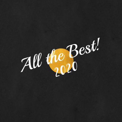 Zakelijke kerstkaart typografie krijtbord 2