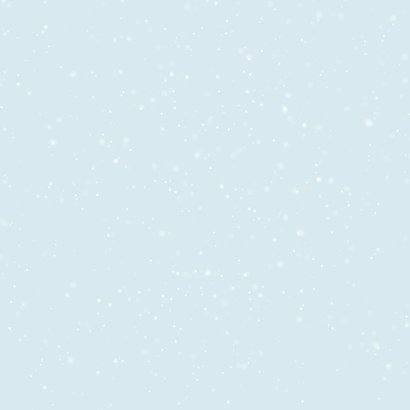 Zakelijke kerstkaart winter sneeuwsterren sneeuw bedankt Achterkant