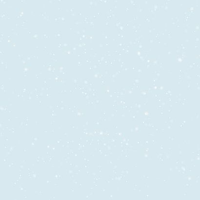 Zakelijke kerstkaart winter sneeuwsterren sneeuw bedankt Achterkant