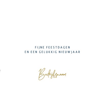 Zakelijke kerstkaarten label sterren en logo 3