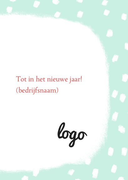 Zakelijke Kerstkrans met logo 3