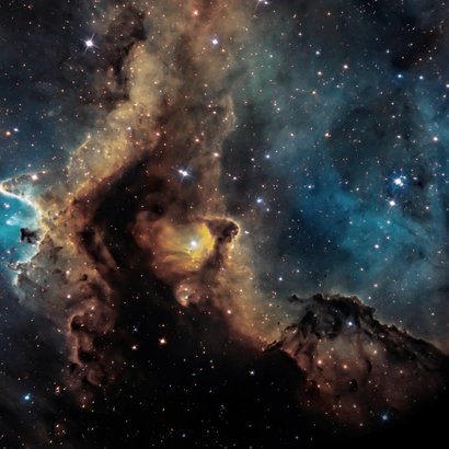 Zakelijke nieuwjaarskaart 2026 goud galaxy sterren goud 2