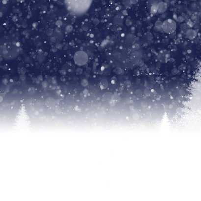 Zakelijke nieuwjaarskaart 2027 blauwe kerstbal 2