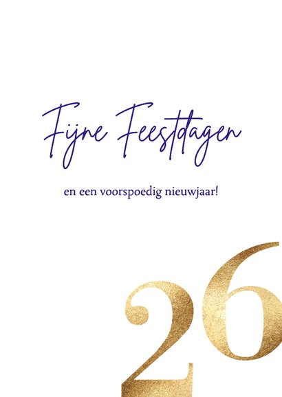 Zakelijke nieuwjaarskaart met logo 2026 3