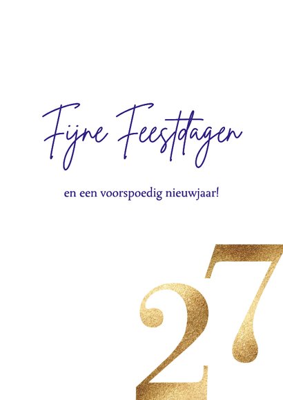 Zakelijke nieuwjaarskaart met logo 2027 3