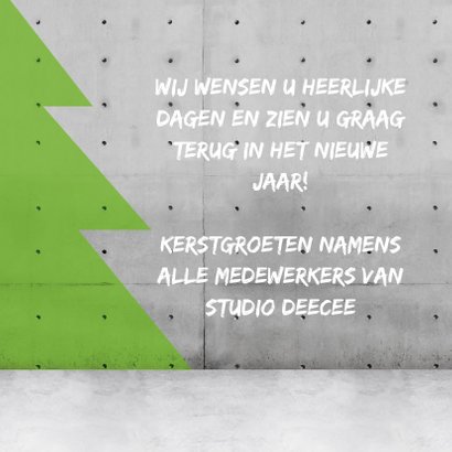 Zakelijke vierkante kerstkaart met ruimte voor logo 3